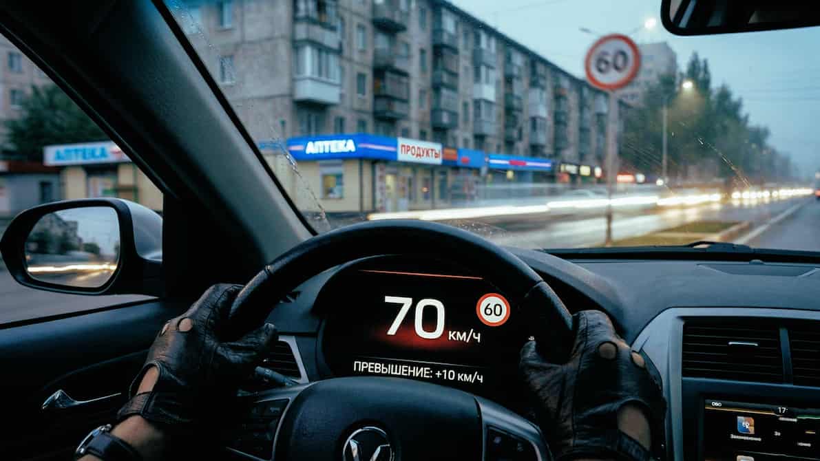 Превышение скорости +10 км/ч